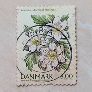 (AD) Denmark Stamps 2006 Flora 2006 - European Wood Anemone (Anemone nemorosa) 80 KRONE Used