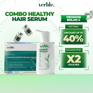 VERBLE Combo Healthy Hair Serum Hair Growth Serum + Dandruff Shampoo