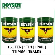 BOYSEN PERMACOAT FLAT / SEMI-GLOSS / GLOSS (PAIL | BALDE | TIMBA) LATEX WHITE PAINT FOR WALL