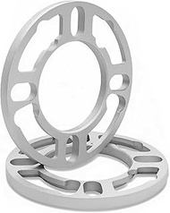 LUJIANI 2 Pack Universal Wheel Spacers, 0.39" (10mm) Thick Die Cast Replacement Wheel Spacer for 4 &