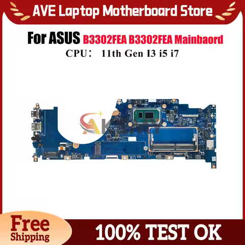 B3302FEA Laptop Motherboard For ASUS ExpertBook B3302F B3302FEA Notebook Mainboard With 11th Gen I3 