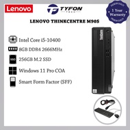 Lenovo ThinkCentre M90s SFF i5-10400 8GB RAM 256GB SSD Win 11 Pro Desktop PC Computer (Refurbished)