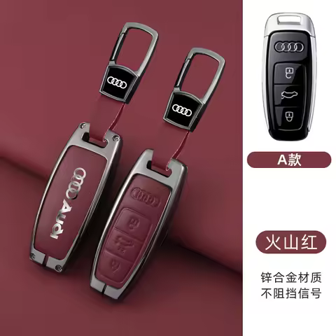 Car Key Cover Remote Control Shell For Audi A3 A4 B9 A6 C8 A7 S7 4K A8 D5 S8 C8 B9 D5 Q7 E-tron 2018