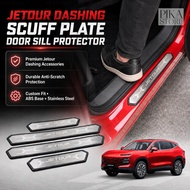 Jetour Dashing Scuff Plate Door Sill Plates Car Door Side Steps Protector Jetour Dashing Accessories