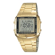 [Luxolite] Casio DB-360 Data Bank Stainless Steel Gold Tone Adjustable Band Digital Men Watch DB-360