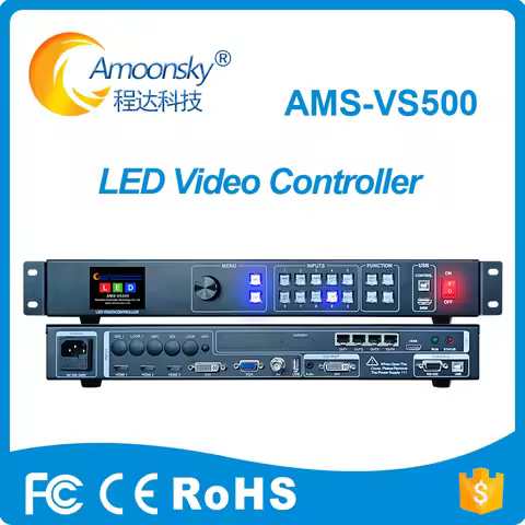AMS VS500 Professional 4K LED Video Controller Similar to Novastar V960 All in One LED Processor for