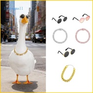 LIVI Unique Geese Themed Geese Products Eyewear And Neck Accessories Pair Garden Gathering Geese Dec