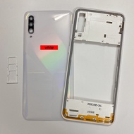 Original For SAMSUNG Galaxy A30s A307 Housing Battery Back Cover Case Rear Door+Middle Frame+Camera