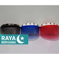 visor 2 TONE VISOR RAINBOW TINTED MHR VISOR 5 BUTTON VISOR bogo two tone 2 tone visor rainbow tinted