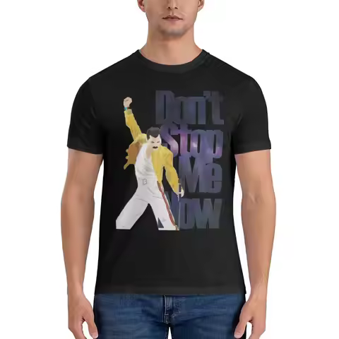 Freddie Mercury Freddie Mercury Queen Breathable T-shirt Daily Lazy Fashion Sense Tee