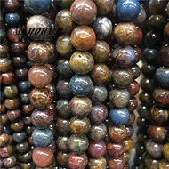 Davitu Natural Stone Bead,Genuine Namibia Pietersite Stone Round Loose Beads for Jewelry Making Bracele ,5 Strands/lot MY2069|Beads| - - (Item Diameter: 10mm)