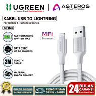 UGREEN Kabel Iphone Ipad Usb Lightning MFI FAST Charging 10W-18W