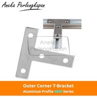 Aluminum Profile Reinforced Outer Bracket T Joint Profile 4040