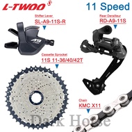 LTWOO A9 1X11 Speed Groupset A9 11S Right Shift lever A9 Rear Derailleur LTWOO 11V Cassette 36T 40T 