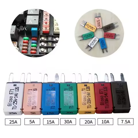 DC14/32V 5A-30A Automatic Reset Mini ATM Circuit Breaker Blade Fuse With Automatic Recovery for Car 