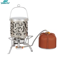 RCTOWN,2023New!!Portable Mini Gases Heater Stoves Multifunctional Outdoor Camping Stainless Steel Heating Cover Gas Oven Burner