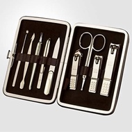 World No. 1. Three Seven (777) Travel Manicure Grooming Kit Nail Clipper Set (9 PCs, TS-392WG), MADE