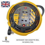 Defender 10M Extension Cable 4 X 13A SOCKET