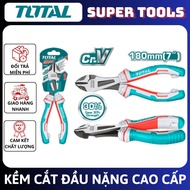 TOTAL TOTAL TOTAL High-quality heavy-head cutting pliers 7”/180MM THT27716S