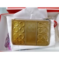 Authentic Minidio Coach Slim Card Purse with Zip