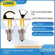 LONNGZHUAN Crystal Light Bulb, semi-plated Warm White LED Light Bulb, 2023 2200K 2700K E12/E14/E26/E