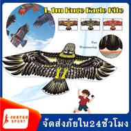 ว่าว ว่าวนกอินทรีย์  Flying Kite ว่าวไล่นก ไล่นกพิราบ ไล่หนู ในนา ในไร่ ในสวน ว่าวไล่ศัตรูพืช ขนาด 110ซม. x 55ซม. พร้อมส่ง SP96