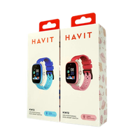 Havit - [2色可選] KW12 多功能兒童智能 4G手錶 藍色│IP68防水防塵、GPS定位、課堂模式、視像 / 語音通話
