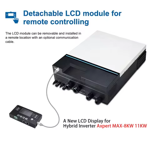 A New LCD Display for Hybrid Inverter Axpert MAX-8KW /11KW