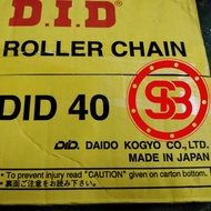 Roller Chain RS 40-1 DID JEPANG Rantai Sprocket Single DAIDO JAPAN