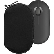 kwmobile Logitech Pebble Mouse 2 M350s / M350 compatible case - wireless zippered neoprene black
