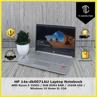 HP 14s-dk0071AU AMD Ryzen 5 3500U 2.1GHz 8GB DDR4 RAM 256GB SSD Laptop Refurbished Notebook