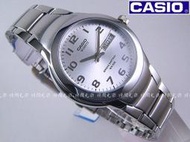 【時間光廊】CASIO 卡西歐 鋼殼鋼帶 十年電池 銀白底 星期/日期 全新原廠公司貨 MTP-1229D-7AVDF