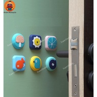 Door Stopper Silicone Wall Protector Shock Absorbent Slam Door Bumper Wall Shield Door Handle Silenc