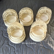 Rattan basket rattan dowry round rattan basket
