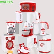 WADEES Simulation Kitchen Toy, Small Cooking Toy Simulation Electric Appliances, Vacuum Cleaner Kitchen Utensils Plastics Mini Appliances Toy Pretend Play