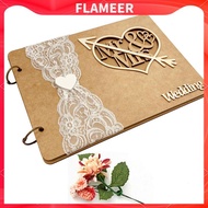 [FlameerMY] Wedding Guest Book Signing Heart Sign DIY for Registry Writing Wishes Anniversary Birthd