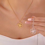 Mystic Skeleton Bloom Necklace ✨ Eternal Symbol Jewelry - Festival Glow & Daily Charm (Adjustable Hy