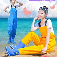 Fishing Waders Half-body Wading Pants Sea Fishing Waders Women's Beach Clothes Children's Rain Boots