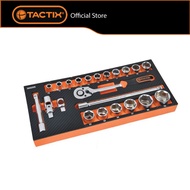 TACTIX Dr. Socket In Tray (22 pieces)