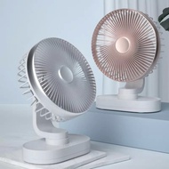 Auto Oscillation Desk Fan with 4 Speed / USB Portable Fan / Mini Fan with Rechargable Battery