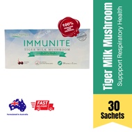 NUTRICHAMPZ Immunite Tiger Milk Mushroom | Support Respiratory Health Immune Booster (30 Sachets)