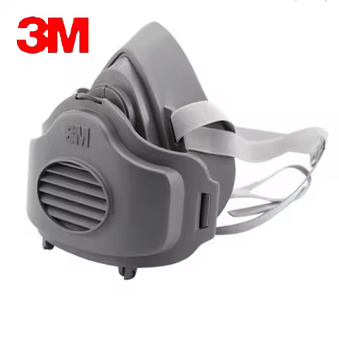 3M 3200+10pc3701CN Filter cotton Half Face GAS Mask Respirator Safety Protective Face Mask Anti Dust
