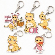 MY DIEU VITAMIN CAT KEYCHAIN Cute Keychain Cat Keychain