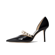 Jimmy Choo Aurelie Slim Heel High Heels 8.5cm Womens Black