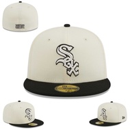 Vintage Cap MLB Chicago White Sox Fitted Hat Men Women 59FIFTY Full Closed Back Caps Sports Embroide
