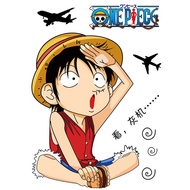 ·  ^ Unique One Piece Luffy Luggage Sticker Full Sticker Whole Laptop Suitcase Guitar Laptop Main Ca