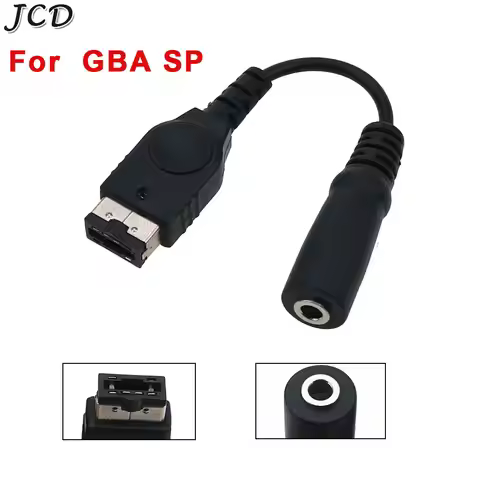 JCD NEW 3.5mm Headphone Earphone Jack Adapter Cord Cable For Gameboy Advance GBA SP GBA SP