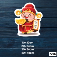 GOD OF WEALTH decal stickers to decorate cars and motorbikes - CODE 596 car sticker car decal
