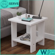 PH Bedside Table Simple Corner Table Bedside Table Small Square Table 30x30x32cm