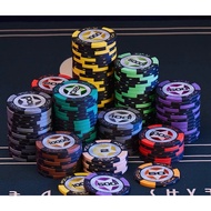 SET OF 50 optional CASINO STAR POKER CHIPS